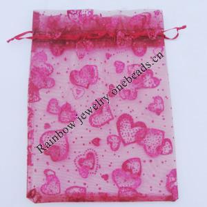 Organza Gift Jewelry Bag, 180x290mm Sold by Bag