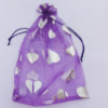 Organza Gift Jewelry Bag, 70x90mm Sold by Bag