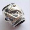 Sterling Silver Beads European Style, No troll, Drum, 9x9mm, Hole:Approx 5MM, Sold by PC