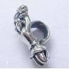 Sterling Silver Beads European Style, No troll, 16x7x8mm, Hole:Approx 4MM, Sold by PC