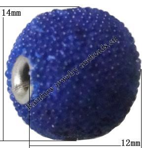 Indonesia Beads Handmade, Drum 12x14mm, Hole:Approx 2.5mm, Sold by PC