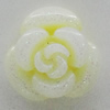 Resin Cabochons, No Hole Headwear & Costume Accessory, Flower 10mm, Sold by Bag