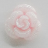 Resin Cabochons, No Hole Headwear & Costume Accessory, Flower 10mm, Sold by Bag