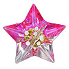 Inner Painted Acrylic Beads, Star 38mm Hole:3.5mm, Sold by Bag