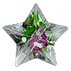 Inner Painted Acrylic Beads, Star 38mm Hole:3.5mm, Sold by Bag