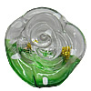 Inner Painted Acrylic Beads, Flower 25mm Hole:2mm, Sold by Bag