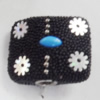 Indonesia Beads Handmade, 22x19mm, Hole:Approx 3mm, Sold by PC