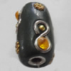 Indonesia Beads Handmade, Column 24x13mm, Hole:Approx 3mm, Sold by PC