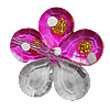 Inner Painted Acrylic Beads, Flower 20mm Hole:1mm, Sold by Bag