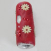 Indonesia Beads Handmade, Column 28x11mm, Hole:Approx 4mm, Sold by PC