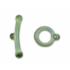 Borosilicate Glass Toggle Clasp, Loop23-30mm,Bar36-49, Sold by PC