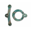 Borosilicate Glass Toggle Clasp, Loop23-30mm,Bar36-49, Sold by PC