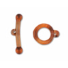 Borosilicate Glass Toggle Clasp, Loop23-30mm,Bar36-49, Sold by PC