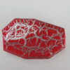 Crackle Acrlylic Beads, 30x20mm, Hole:1.5mm, Sold by Bag