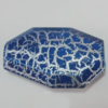 Crackle Acrlylic Beads, 40x26mm, Hole:2.5mm, Sold by Bag