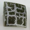 Crackle Acrlylic Beads, Square 20mm, Hole:1mm, Sold by Bag