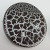 Crackle Acrlylic Beads, Flat Round 42mm, Hole:2mm, Sold by Bag