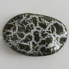 Crackle Acrlylic Beads, Twist Flat Oval 30x20mm, Hole:1mm, Sold by Bag