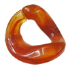Imitate Gemstone Acrylic Beads, Twist Donut 23mm, Sold by Bag