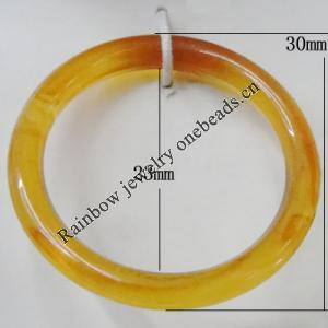 Imitate Gemstone Acrylic Beads, Donut O:40mm I:23mm, Sold by Bag
