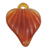 Imitate Gemstone Acrylic Pendant, Heart 21x15mm Hole:2mm, Sold by Bag