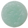 ImiImitate Gemstone Acrylic Pendant, Flat Round 49mm Hole:0.5mm, Sold by Bag
