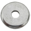 Bead Zinc Alloy Jewelry Findings Lead-free, 30x30x4mm, Hole:8mm, Sold by Bag
