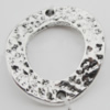 Connector Zinc Alloy Jewelry Findings Lead-free, 22x26mm, Hole:1mm, Sold by Bag