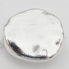 Bead Zinc Alloy Jewelry Findings Lead-free, 12x12mm, Hole:1mm, Sold by Bag