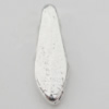 Pendant Zinc Alloy Jewelry Findings Lead-free, 15x5mm Hole:1mm, Sold by Bag