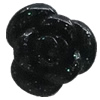 Resin Cabochons, No Hole Headwear & Costume Accessory, Flower 6mm, Sold by Bag