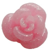 Resin Cabochons, No Hole Headwear & Costume Accessory, Flower 6mm, Sold by Bag