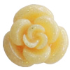 Resin Cabochons, No Hole Headwear & Costume Accessory, Flower 6mm, Sold by Bag