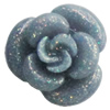 Resin Cabochons, No Hole Headwear & Costume Accessory, Flower 8mm, Sold by Bag