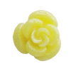 Resin Cabochons, No Hole Headwear & Costume Accessory, Flower 6mm, Sold by Bag