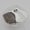 Bead Zinc Alloy Jewelry Findings Lead-free, 8x7mm, Hole:1mm, Sold by Bag