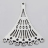 Connector Zinc Alloy Jewelry Findings Lead-free, 29x23mm, Hole:1mm, Sold by Bag