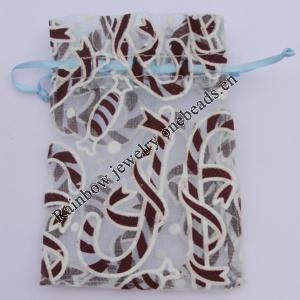 Organza Gift Jewelry Bag, 90x120mm Sold by Bag