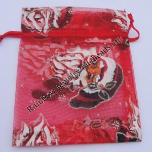 Organza Gift Jewelry Bag, 70x90mm Sold by Bag