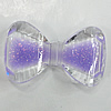 Acrylic Enamal Beads, Bowknot 50x30mm Hole:3mm, Sold by Bag