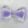 Acrylic Enamal Beads, Bowknot 50x30mm Hole:3mm, Sold by Bag