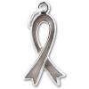 Zinc alloy Enamel Ribbon Charm, 21x10mm, Sold by Bag