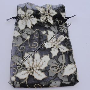 Organza Gift Jewelry Bag, 70x90mm Sold by Bag