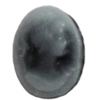 Cameos Resin Beads, No-Hole Jewelry findings, 10x8mm, Sold by Bag 