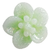 Resin Cabochons, No Hole Headwear & Costume Accessory, Flower 10mm, Sold by Bag