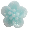 Resin Cabochons, No Hole Headwear & Costume Accessory, Flower 10mm, Sold by Bag