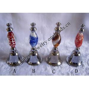 Dinner bell Lampwork, About 80mm, Sold by PC