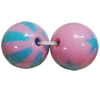 Handmade Solid Acrylic Beads, Round 20mm, Sold by Bag