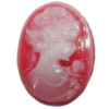 Cameos Resin Beads, No-Hole Jewelry findings, 25x18mm, Sold by Bag 