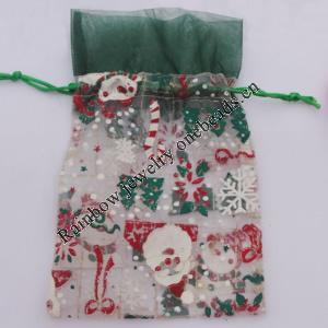 Organza Gift Jewelry Bag, 70x90mm Sold by Bag